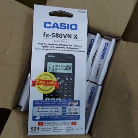 Máy tính Casio FX 580vnx/ 570 es plus 2nd/ 570vn plus, Độ Chính Xác Cao, Chất Lượng Máy Tính Giá Rẻ