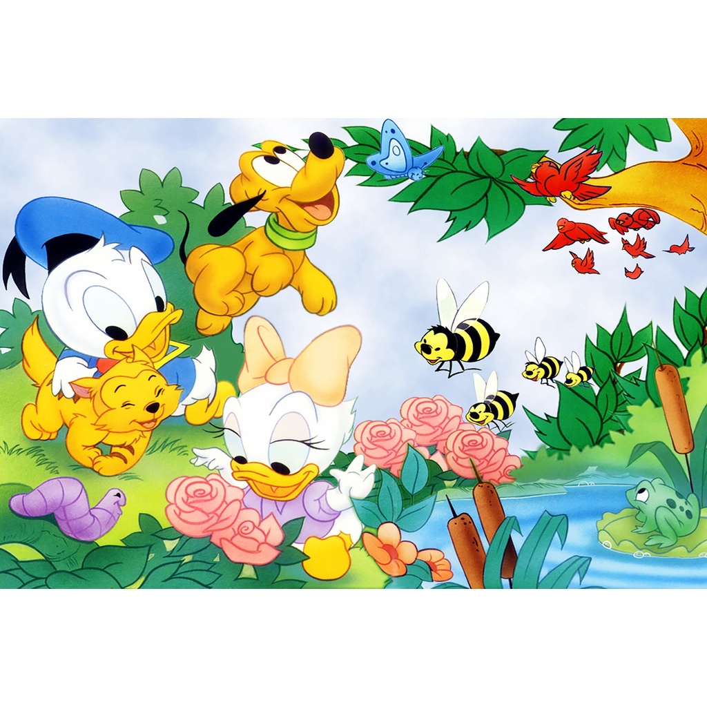 Bộ tranh xếp hình Minh Châu 150 mảnh – Donald Nhí