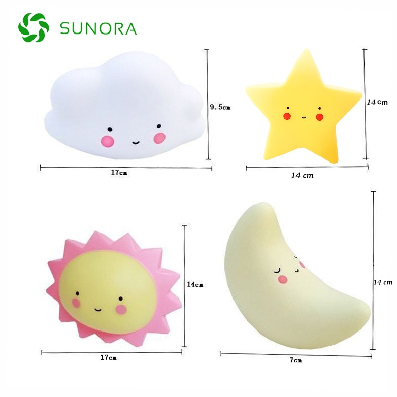 ĐÈN NGỦ SILICON KUTE NHIỀU HÌNH NGỘ NGHĨNH CHO BÉ