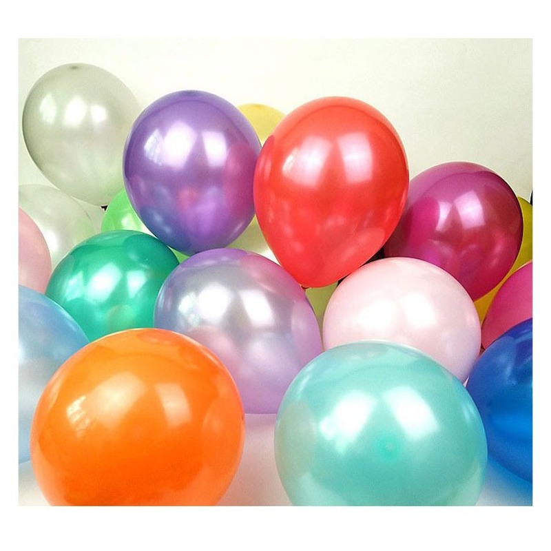 Set 20 Bong Bóng Cao Su 10 Inch Trang Trí Tiệc Sinh Nhật