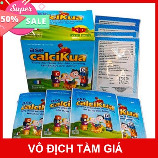 ASE CALCIKUA – Bổ sung calci, d3, dha cho trẻ cao lớn thông minh vượt trội (10 GÓI)