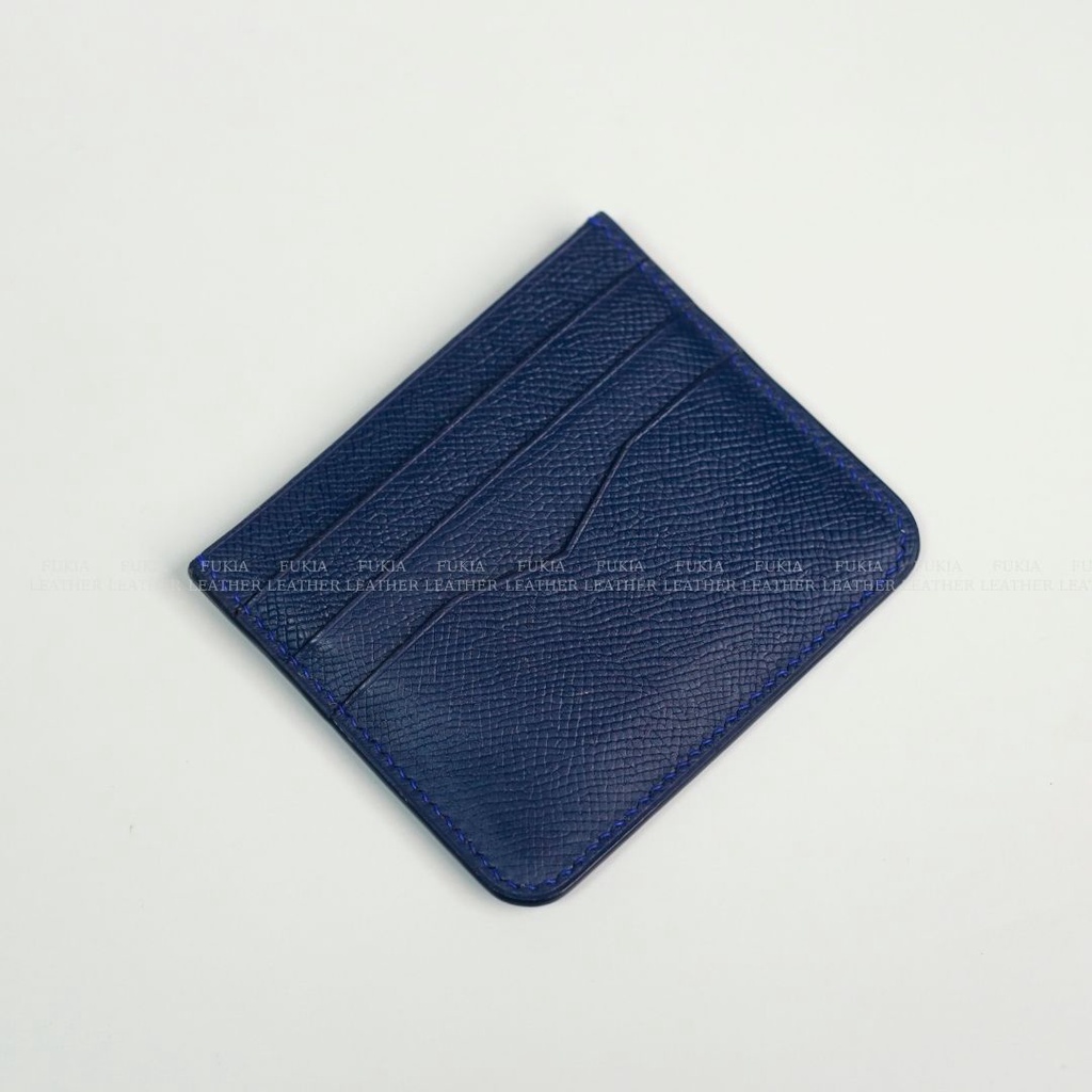 Ví thẻ da thủ công mini card / name card Epsom cao cấp tiện lợi FUKIA VDL006
