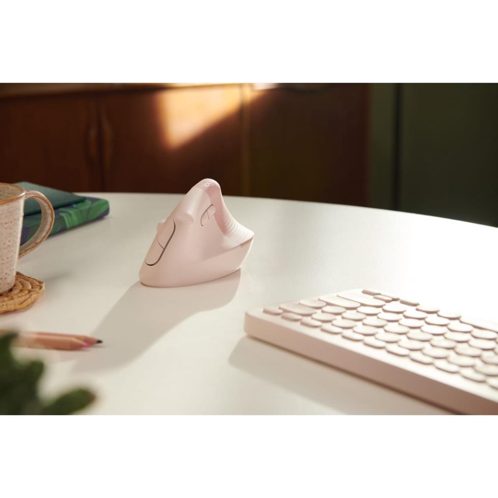 Chuột công thái học Logitech Lift Vertical Ergonomic không dây Bluetooth/ Wireless USB, giảm ồn, Windows/ Mac