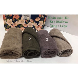 Khăn xuất hàn 100% cotton