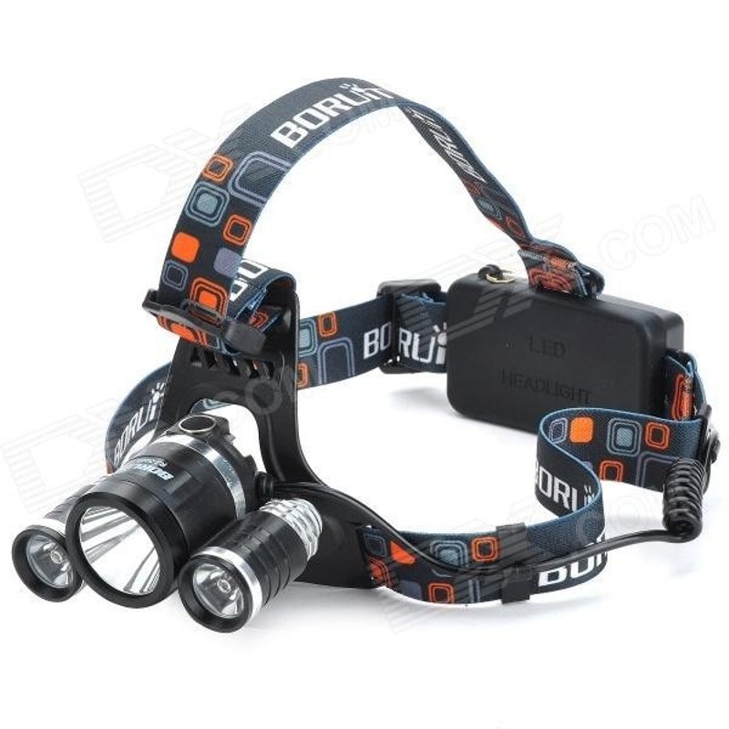 Đèn Pin Đội Đầu 3 Bóng Đèn LED Siêu Sáng