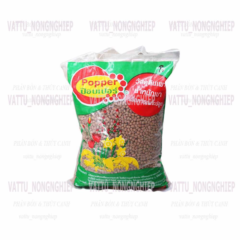 ĐẤT SÉT NUNG - ĐẤT NUNG POPPER TRỒNG SEN ĐÁ BONSAI HÀNG THAILAND - 1 LÍT SIZE - S (2-5mm)