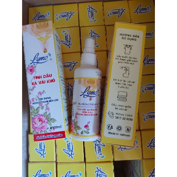 TINH DẦU XẢ VẢI KHÔ LYMO 100ML