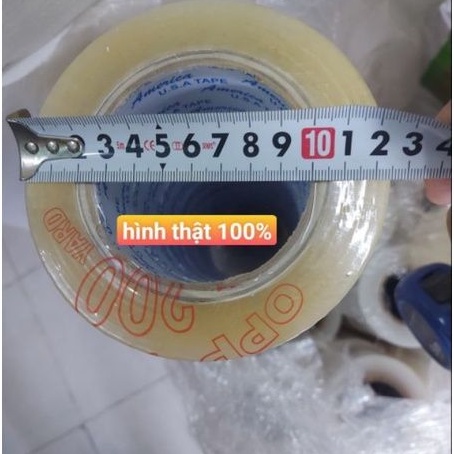 [Xả Kho]Băng keo trong, vàng đục 200y ( 2.050kg/cây 6 cuộn).