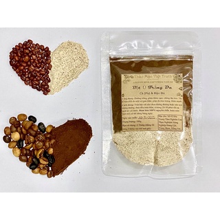 100g bột đậu đỏ cà phê cam kết nguyên chất, ủ trắng da và tẩy tbc homemade