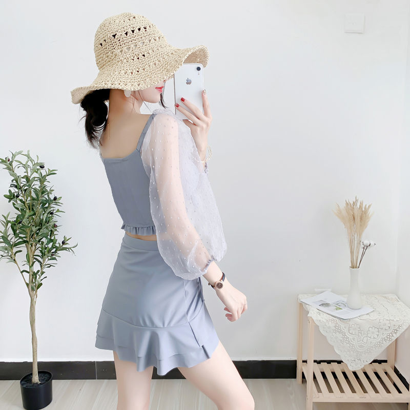 ⭐0412⭐ Áo tắm nữ  áo tắm xẻ tà bảo thủ  áo tắm khoét ngực mỏng và mỏng  áo tắm học sinh kiểu váy gợi cảm | BigBuy360 - bigbuy360.vn