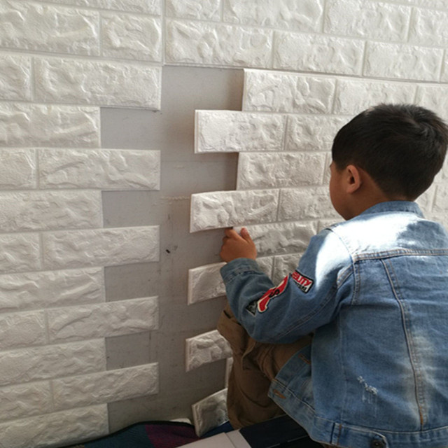 35 * 38 cm Dán tường Tự dính Bọt 3D Hình nền