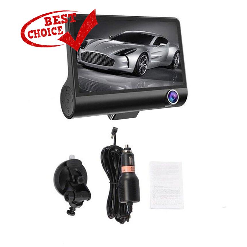 (10.7) Camera Hành Trình Car Dvr 3 / 2 Ống Kính 4.0 Inch Kèm Gương Chiếu Hậu | BigBuy360 - bigbuy360.vn