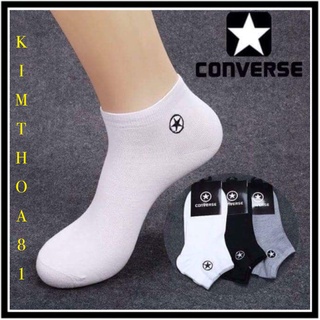 Tất Nam Converse chất cotton thêu logo xịn
