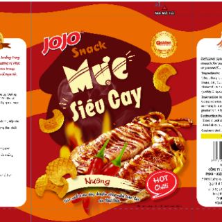 Bánh Snack Mực Siêu Cay JOJO® 38g