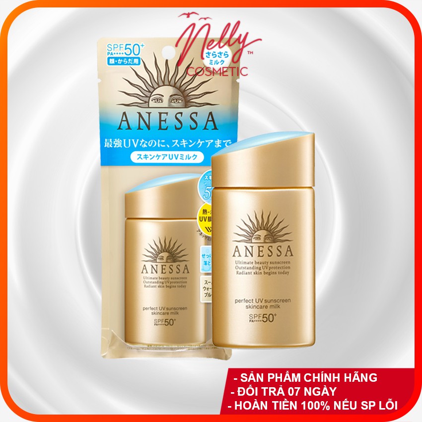 [HOT SALES] Kem Chống Nắng Anessa 60ml Perfect UV Sunscreen Skincare Milk 60ml