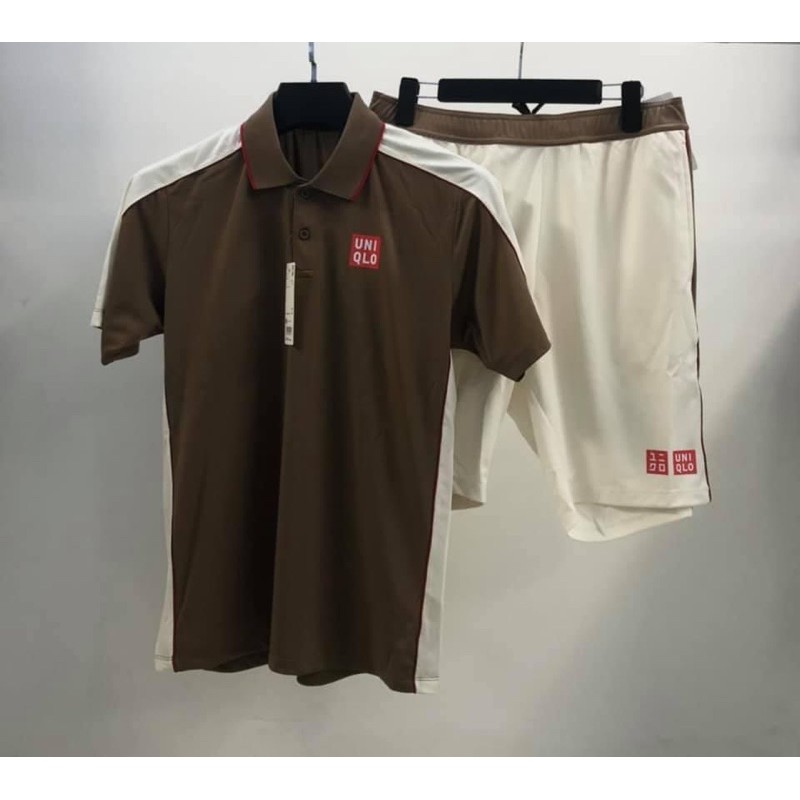 bộ thể thao cổ bẻ uni.qlo