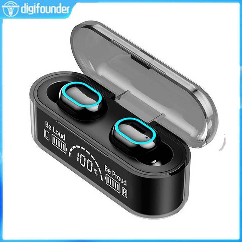 Tai Nghe Bluetooth Không Dây Chống Nước TWS A7M1 Digimon G35 Màn Hình Kỹ Thuật Số Phong Cách Thể Thao