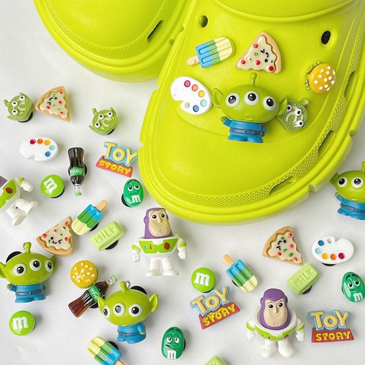 Bộ phụ kiện dép crocs jibbitz crocs jb crocs Bộ phụ kiện dép cross TRANGBIHUE