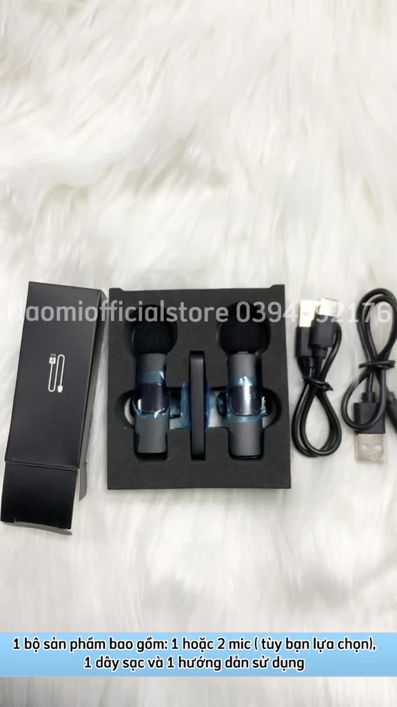 Mic Thu Âm Naomi Không Dây Cài Áo Lọc Tiếng Ồn Loại Bỏ Tạp Âm Cho Điện Thoại | BigBuy360 - bigbuy360.vn