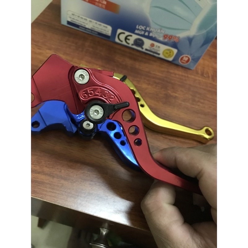 Tay Phanh Cơ Tay Thắng Đùm 6 Số Ware 100,50cc Dream ,Ware Thái Nhôm CNC