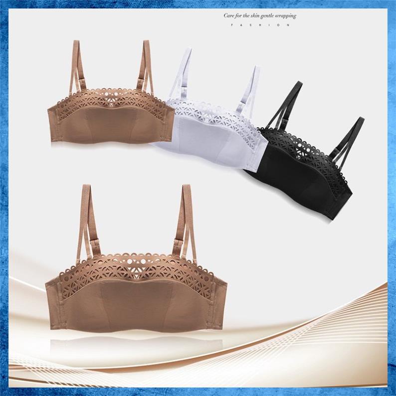 Áo lót nữ kiểu dáng áo bra quây ngang cup ngực dây đôi mảnh thoáng mát mặc được nhiều kiểu khác nhau A19080 [New 2022]