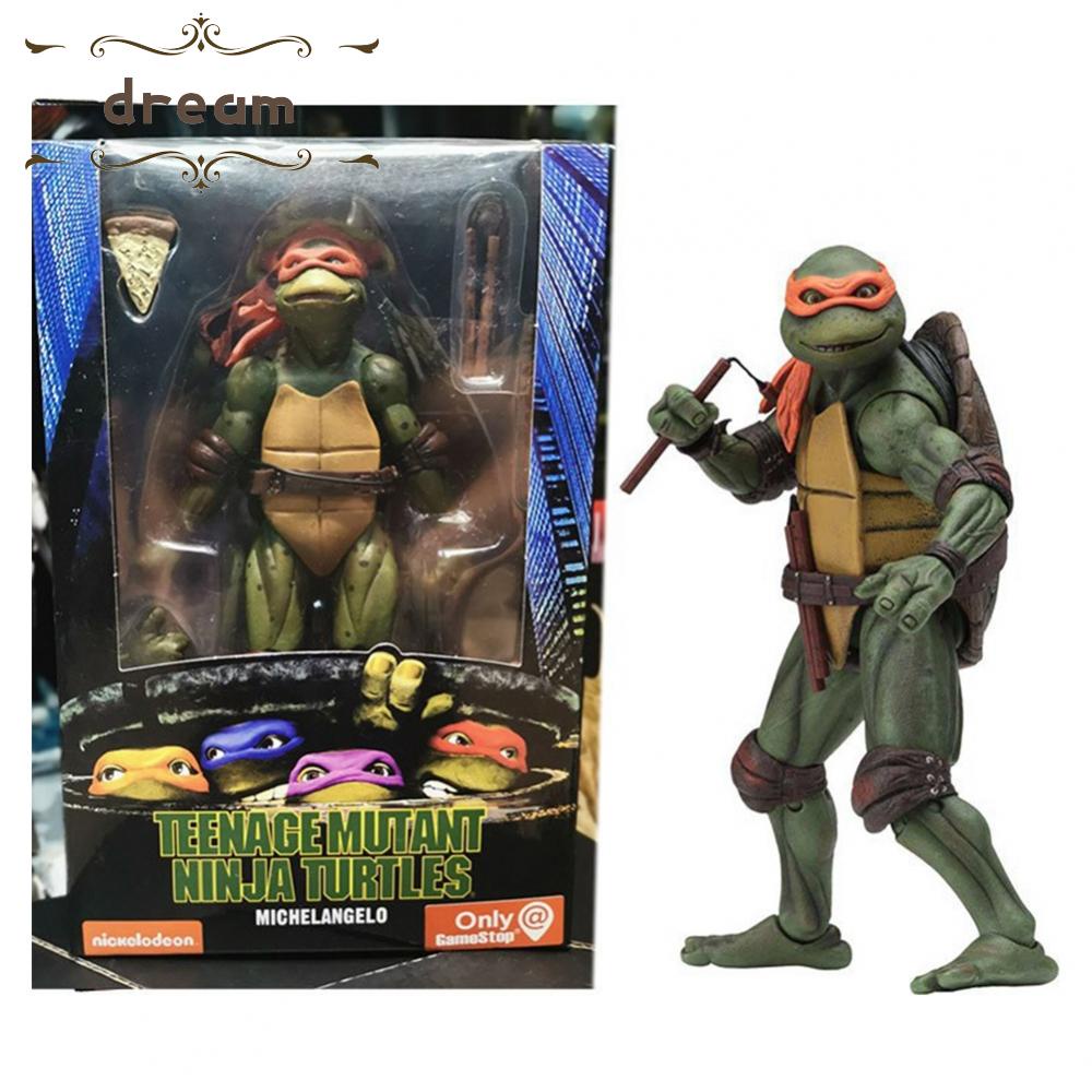 【DREAMLIFE】NECA Teenage Mutant Ninja Turtles 1990 Movie Official 7 TMNT Action Figure