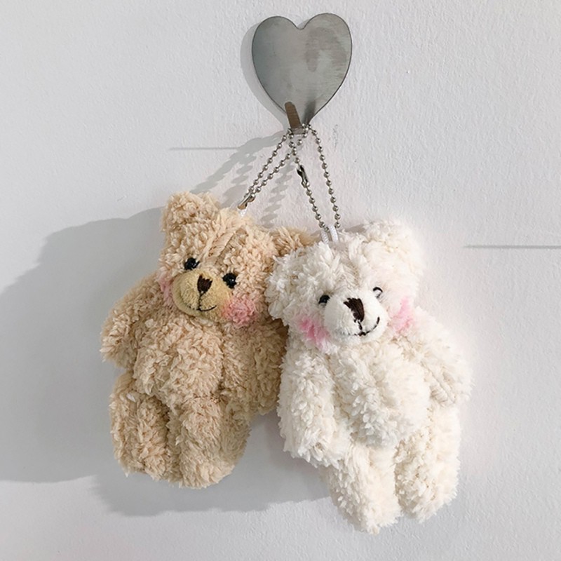 Móc Khóa Treo Hình Thú Nhồi Bông Mềm Mại Đáng Yêu
