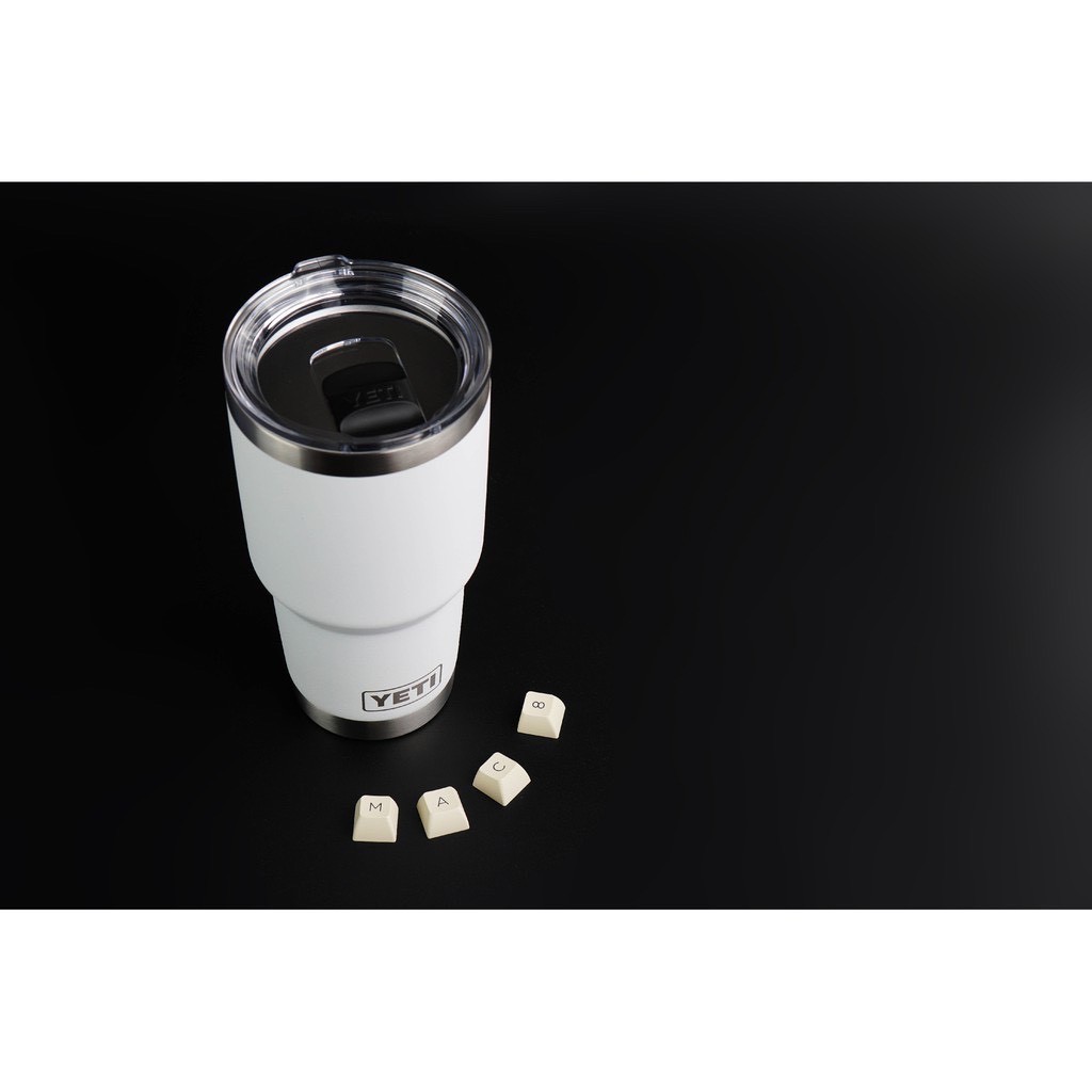 Ly Giữ Nhiệt YETI Rambler 30oz (900ml) Tumbler MagSlider Lid White