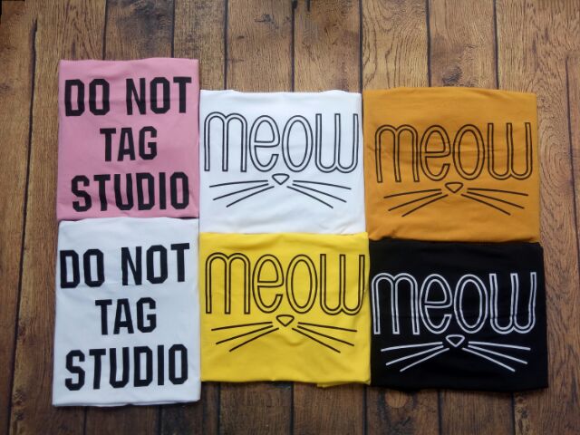 [ Sale xả kho ]  Đầm Suông Dáng Dài in MEOW dễ thương