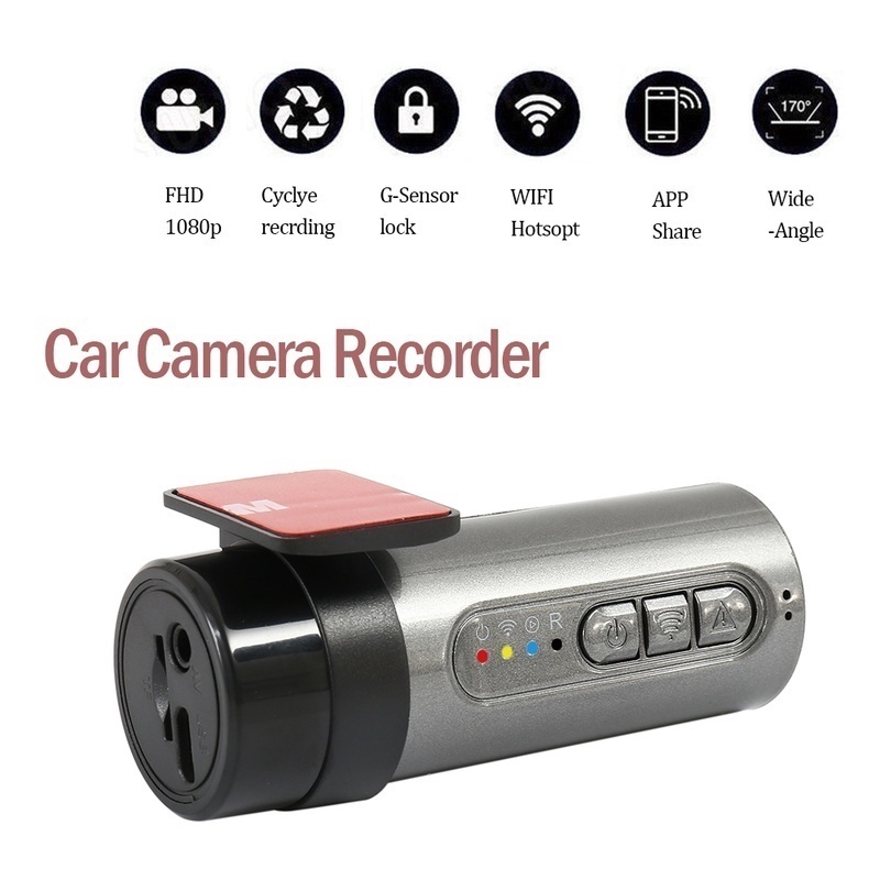 Máy quay hành trình mini cho xe ô tô hỗ trợ quay đêm 1080P kết nối WiFi | BigBuy360 - bigbuy360.vn