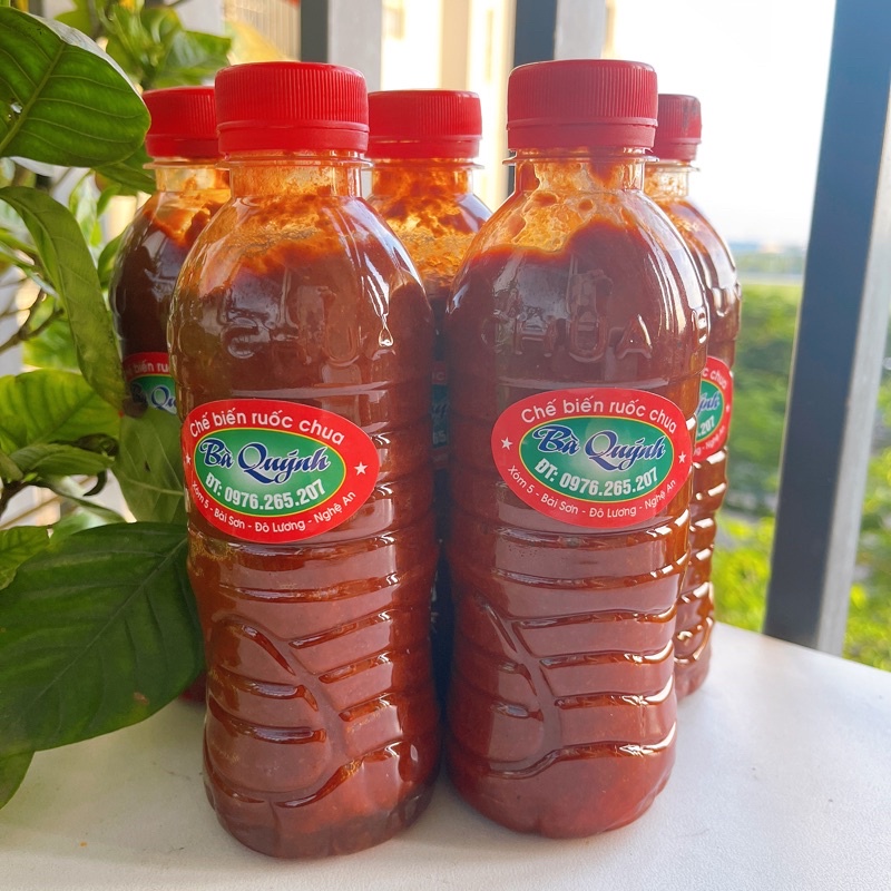 MẮM TÉP, MẮM RUỐC CHUA CAY BÀ QUÝNH ĐẶC SẢN MIỀN XỨ NGHỆ/ MẮM NÊM