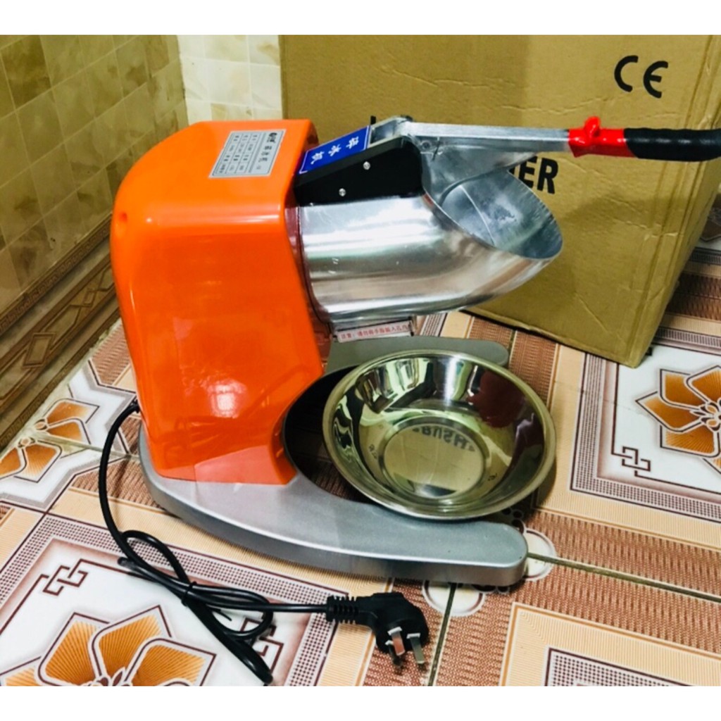 [ Công suất khủng 500W ] Máy Bào Đá Tuyết 2 Lưỡi, Máy Xay Đá Tuyết 2 Lưỡi ( Hàng Có Sẵn Có Bảo Hành 12 Tháng )