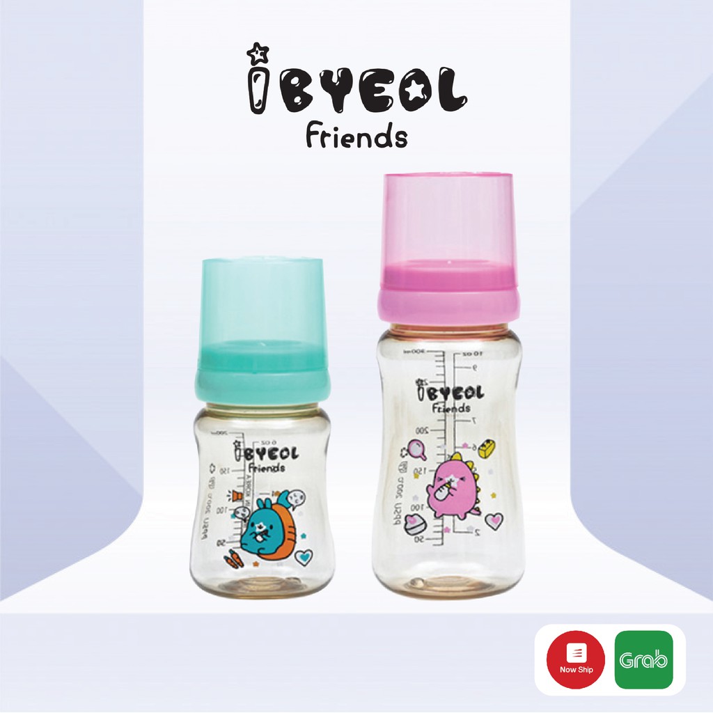 Bình sữa cho bé IBYEOL Friends PPSU chính hãng Hàn Quốc 200ml/300ml