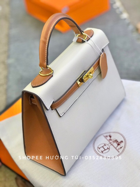 Túi Kelyyyy size 25 bản phối màu mới nhất loại đẹp tặng khăn lụa | BigBuy360 - bigbuy360.vn