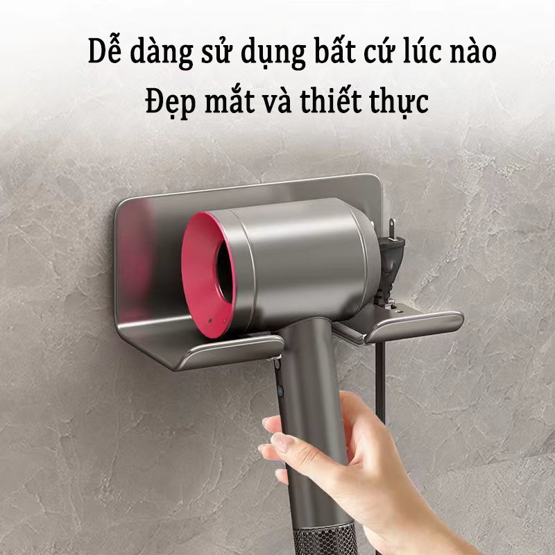 Giá treo máy sấy tóc MEIDOO gắn tường tiện lợi