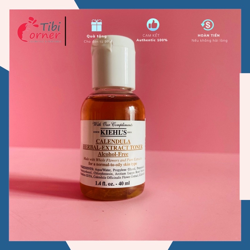 Toner hoa cúc Kiehl's Calendula 40ml Chính Hãng