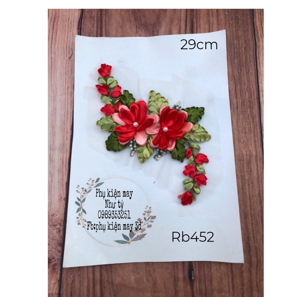 [Ảnh thật] [Có sẵn] hoa lan ruy băng xinh xắn 29cm