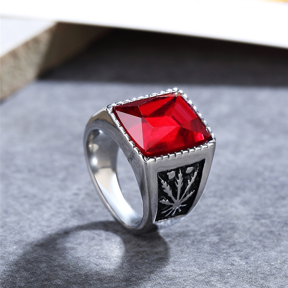 Nhẫn nam nữ tròn unisex SAZ màu bạc thời trang chất Titan đẹp đơn giản không gỉ - Nhẫn Cuba