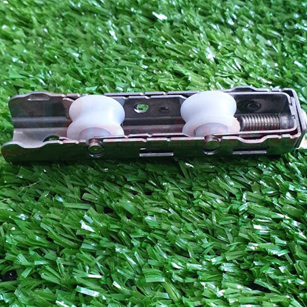 BÁNH XE ĐÔI CỬA LÙA 55 NHÔM KÍNH | MÃ KL27