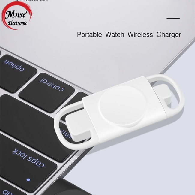 Đế Sạc Nhanh Usb Không Dây Có Nam Châm Tự Động Cho Iwatchs 7 6 5 4