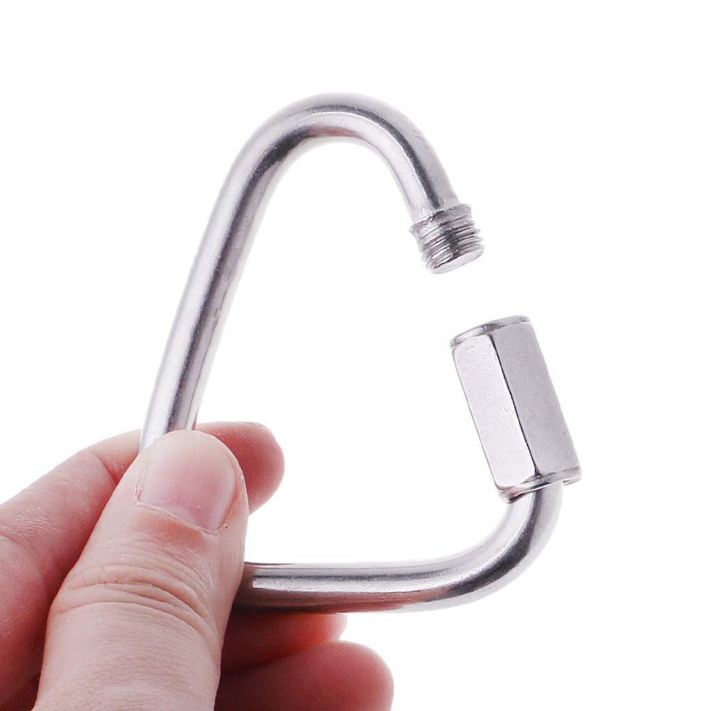 Móc khóa hình tam giác đa năng 304 bằng thép không gỉ