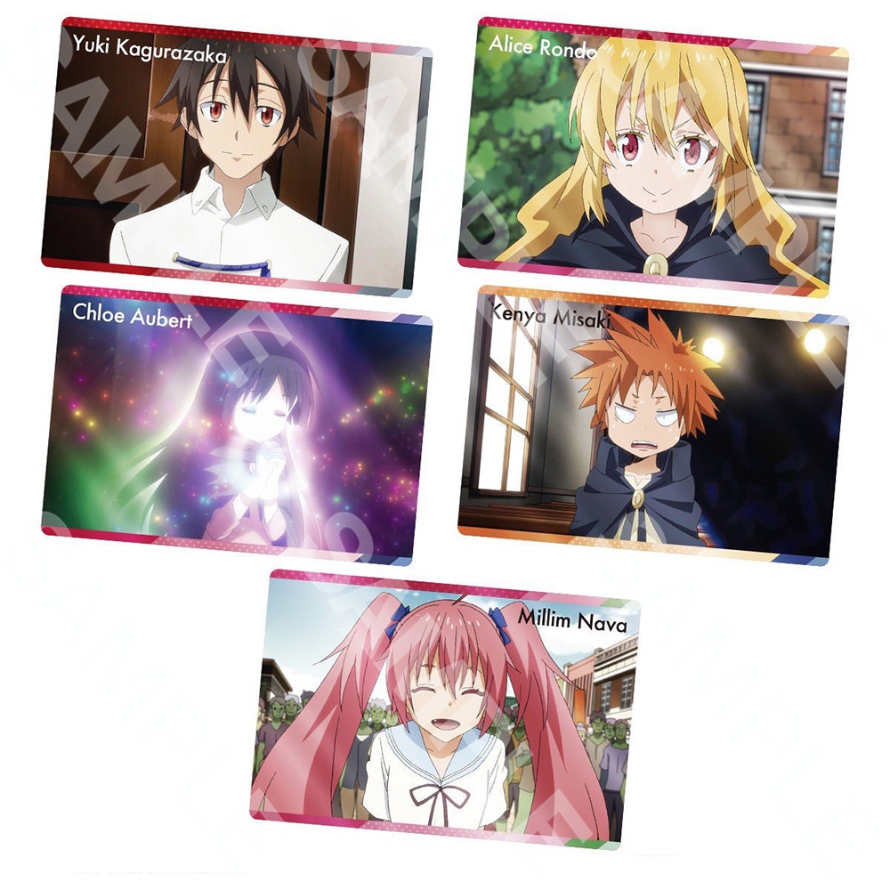 Ảnh card bo góc in hình CHUYỂN SINH THÀNH SLIME Tensei-shitara Slime datta ken M2 thẻ bo viền 5*8cm anime chibi