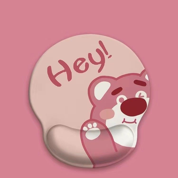 Tấm Lót Chuột Chơi Game Có Đệm Cổ Tay Chống Trượt Họa Tiết Hoạt Hình Dễ Thương Dành Cho Nữ