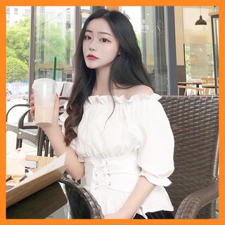 Sơ mi nữ kiểu trễ vai  [TTBK]