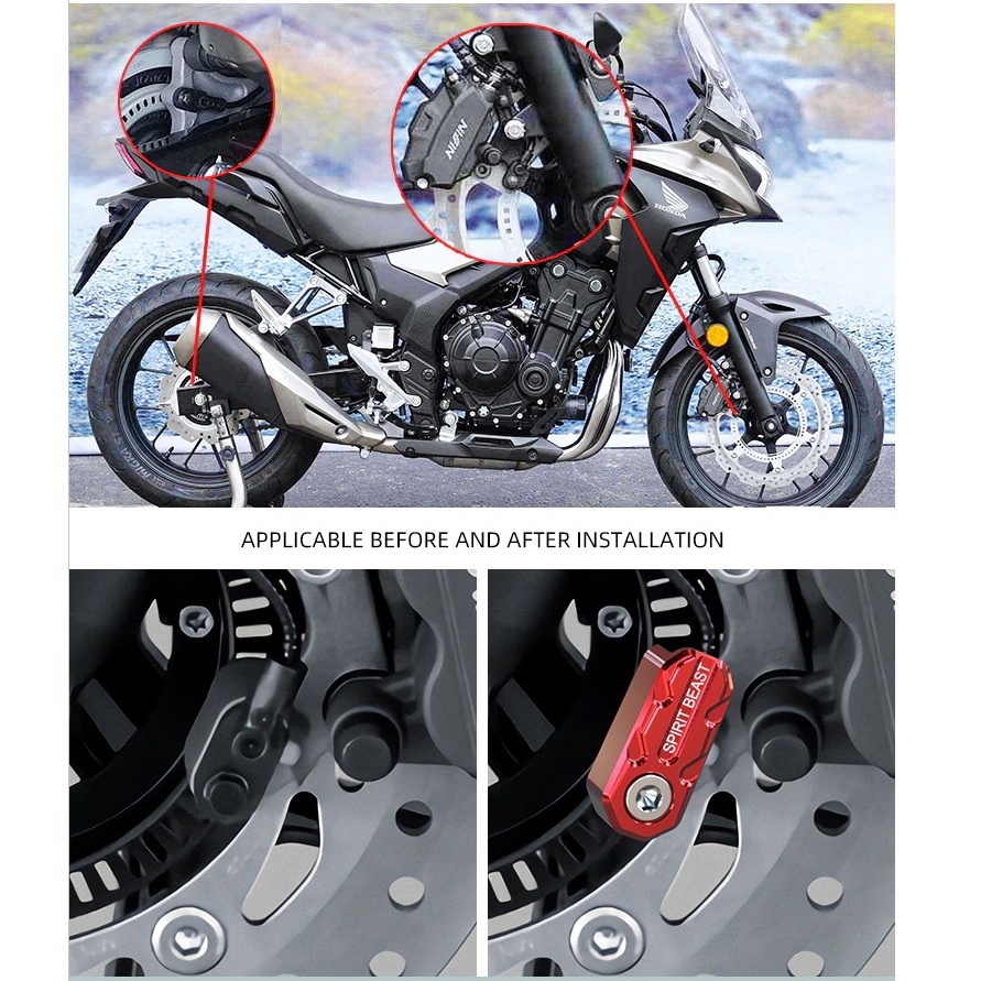Ốp Bảo Vệ Cảm Biến ABS Spirit Beast L5 Cho Các Dòng Xe Honda