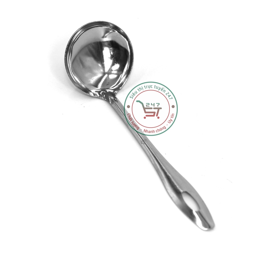 Vá 5 múc canh lấy nước Muôi canh cỡ số 5 nhỏ gọn bằng inox sáng bóng
