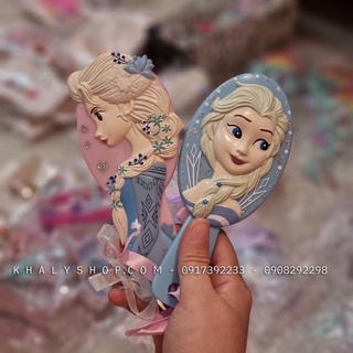 Lược gai chải tóc mini hình công chúa Elsa (Frozen) nổi 3D cho trẻ em, bé gái siêu xinh - 37P8NLGELX - 37P8NLGFZH