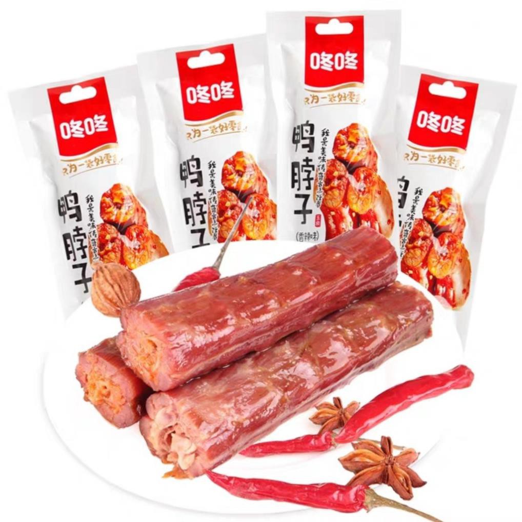 Cổ Vịt Dài Cay - Gói 50gr Tặng Kèm Khăn Ướt