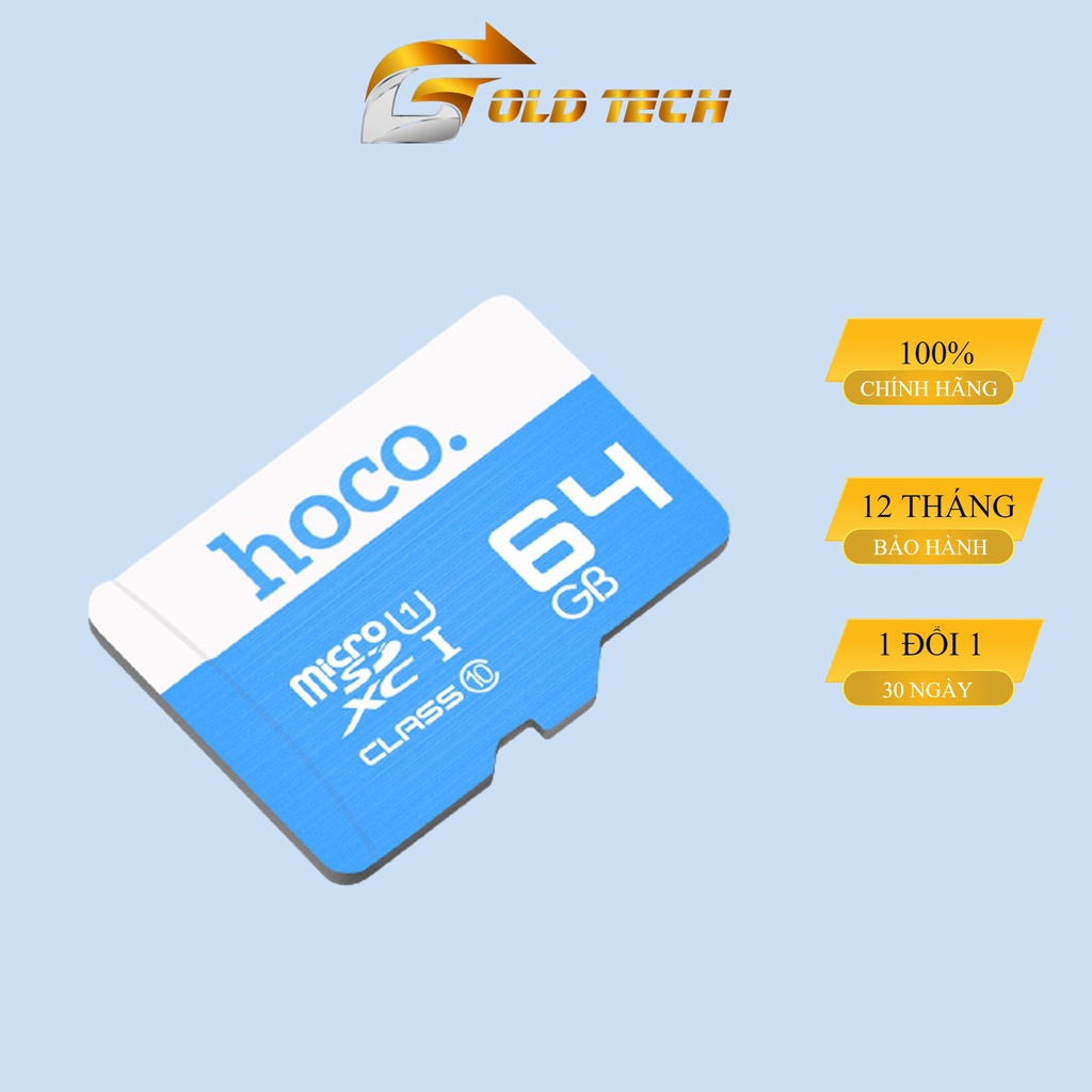 Thẻ nhớ Hoco TF đọc ghi tốc độ cao Micro-SD 64GB