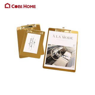 Bảng kẹp MENU bằng thép không gỉ decor trang trí hồ sơ A4 A5 tiện lợi - FUNSHOP - Cobi Home